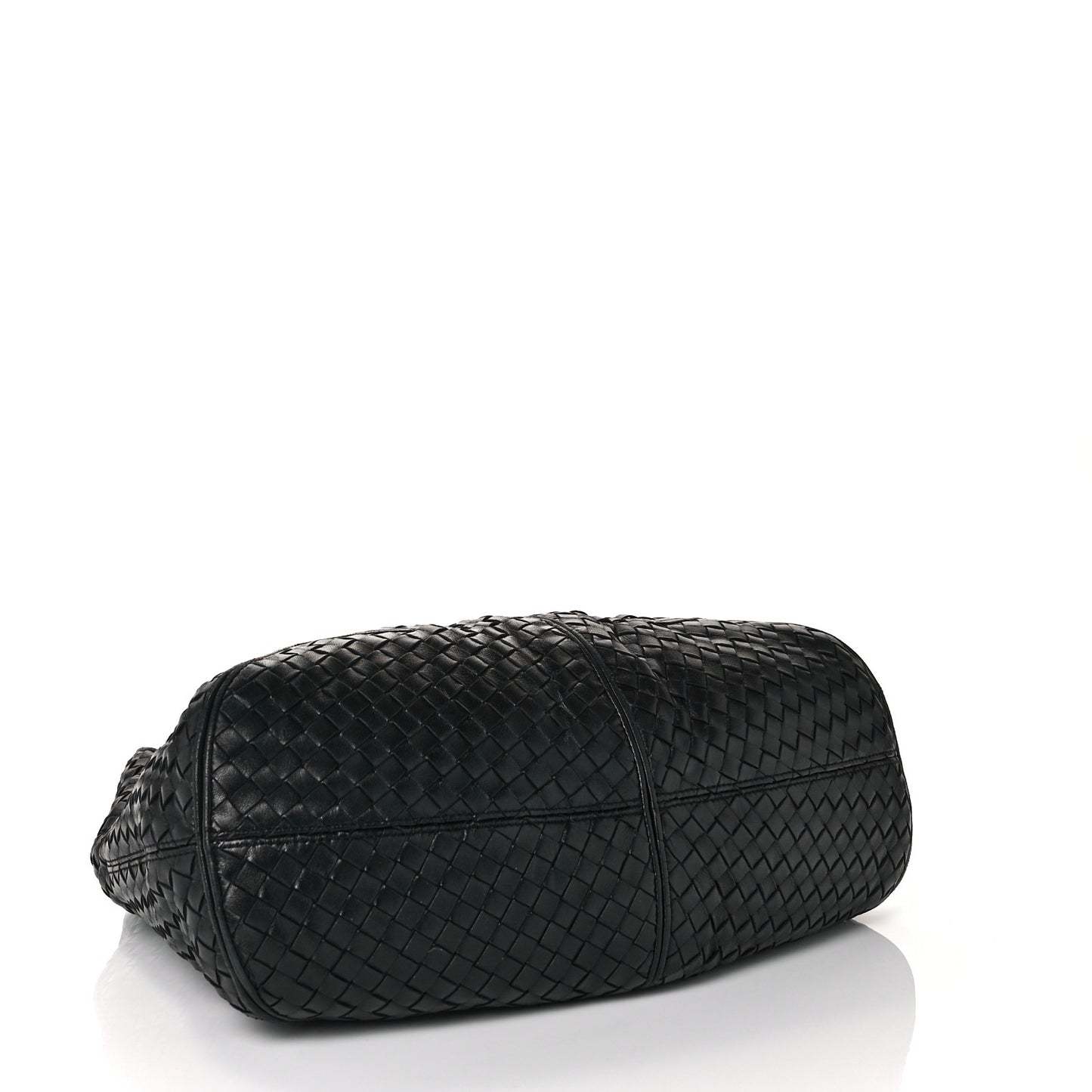 Nappa Intrecciato Ball Hobo Black