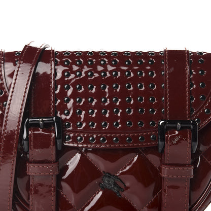 Burberry Patent Studded Crossbody Burgundy 11 of 11