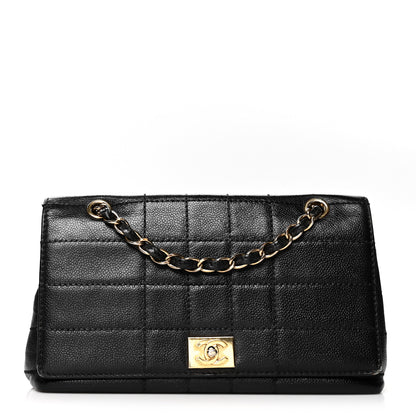 Chanel Caviar Square Stitched Small Flap Black 1 of 15