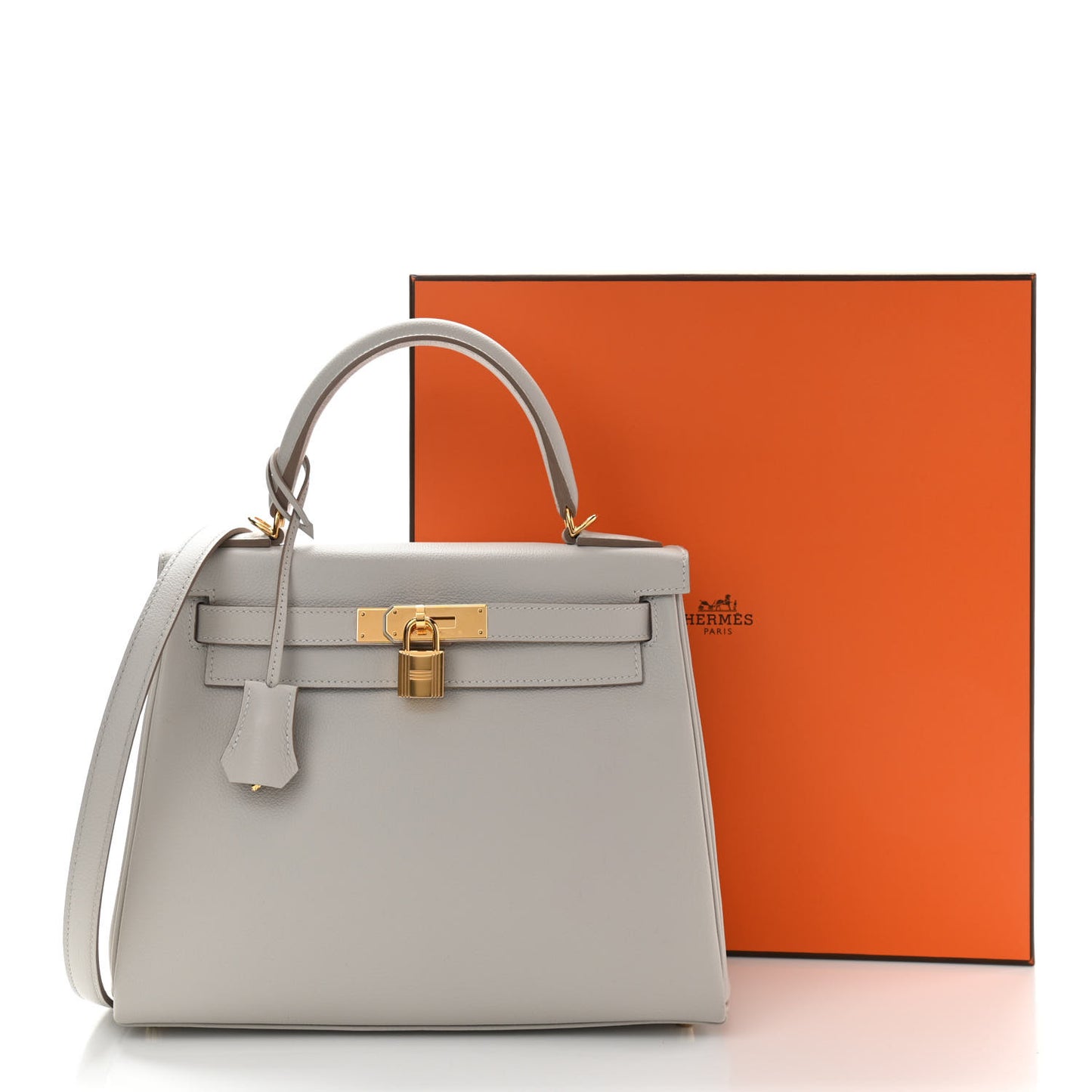 Evercolor Kelly Retourne 28 Gris Perle