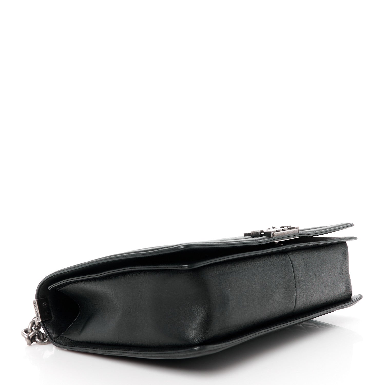 Chanel Lambskin Quilted Large Boy Flap Black 4 of 10