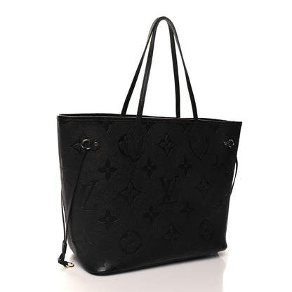 Louis Vuitton Empreinte Monogram Giant Neverfull MM Black 3 of 9