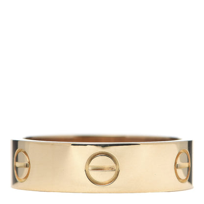 Cartier 18K Yellow Gold 5.5mm LOVE Ring 62 10 1 of 4