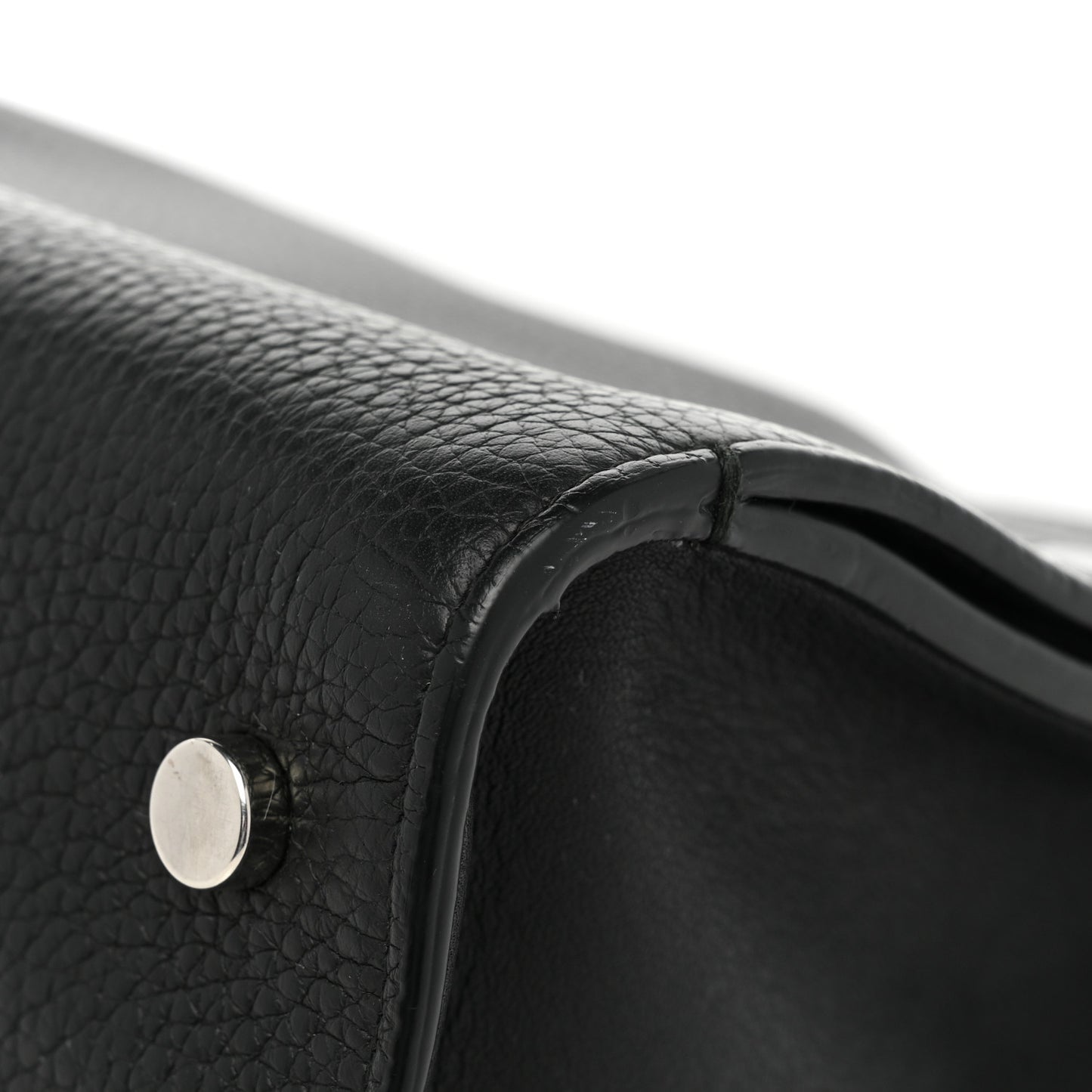 Grained Calfskin Medium Diorever Flap Black