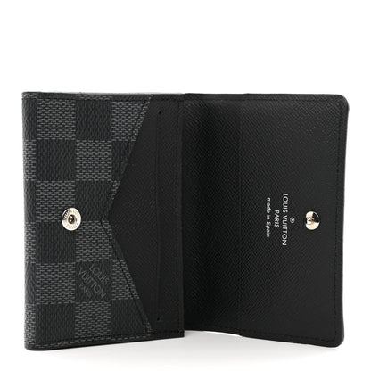 Louis Vuitton Damier Graphite Envelope Business Card Holder 5 of 7