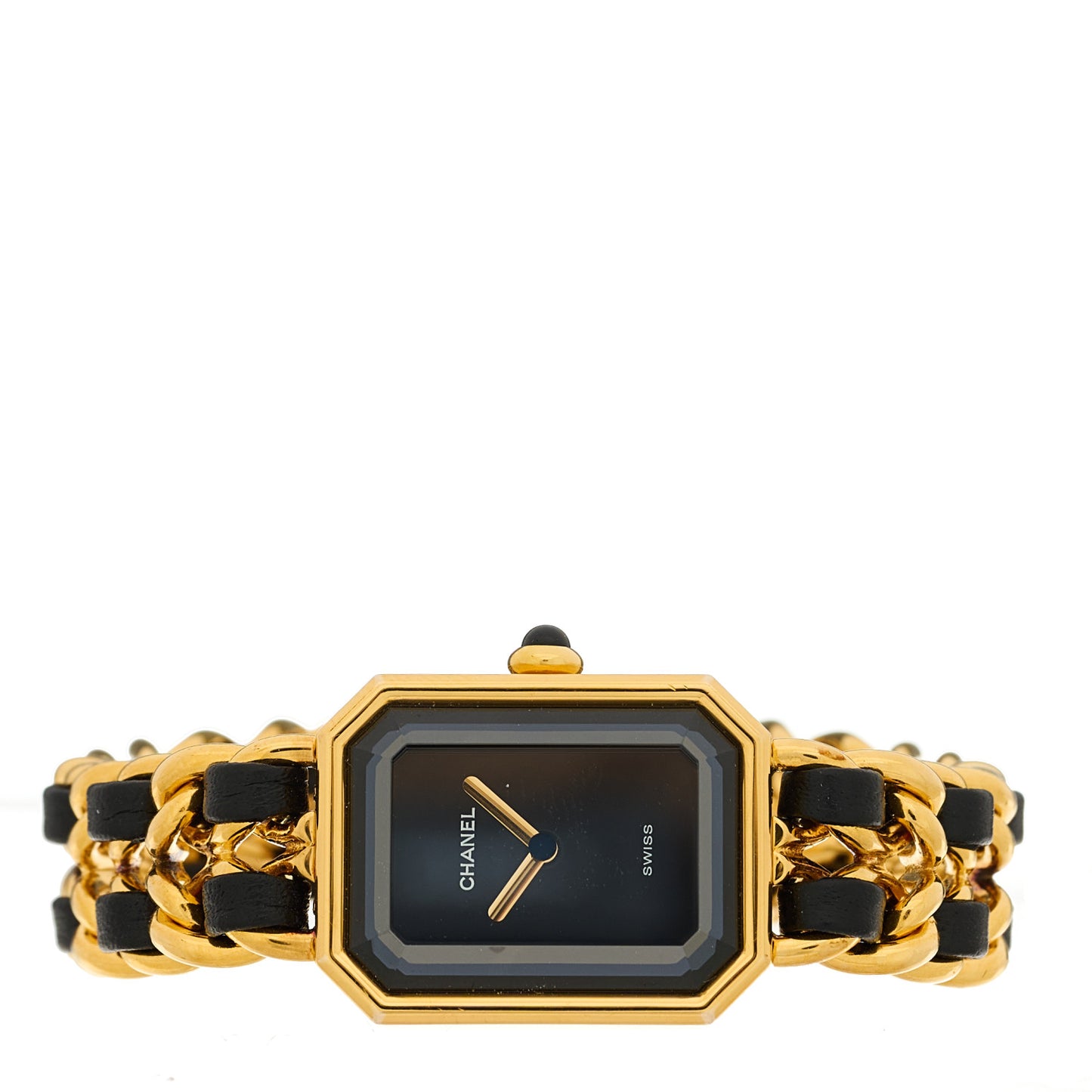 Stainless Steel Lambskin 20mm Chain Premiere Quartz Watch Gold M