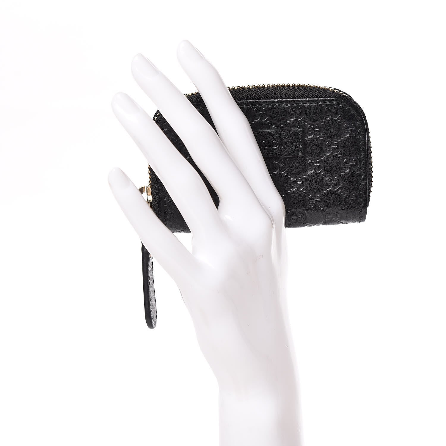 Gucci Microguccissima Zip Around Card Case Black 2 of 8