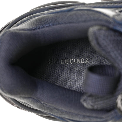 Balenciaga Fabric Mesh Clear Sole Womens Triple S Sneakers 40 Ombre Blue 6 of 6
