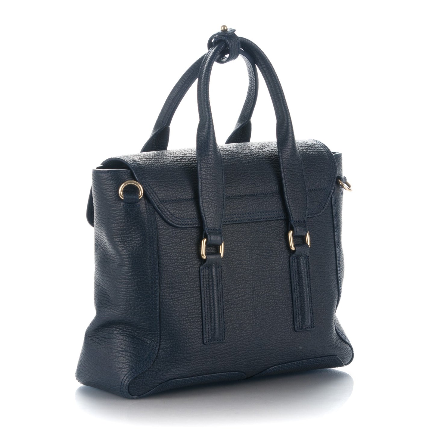 3.1 Textured Calfskin Medium Pashli Satchel Ink