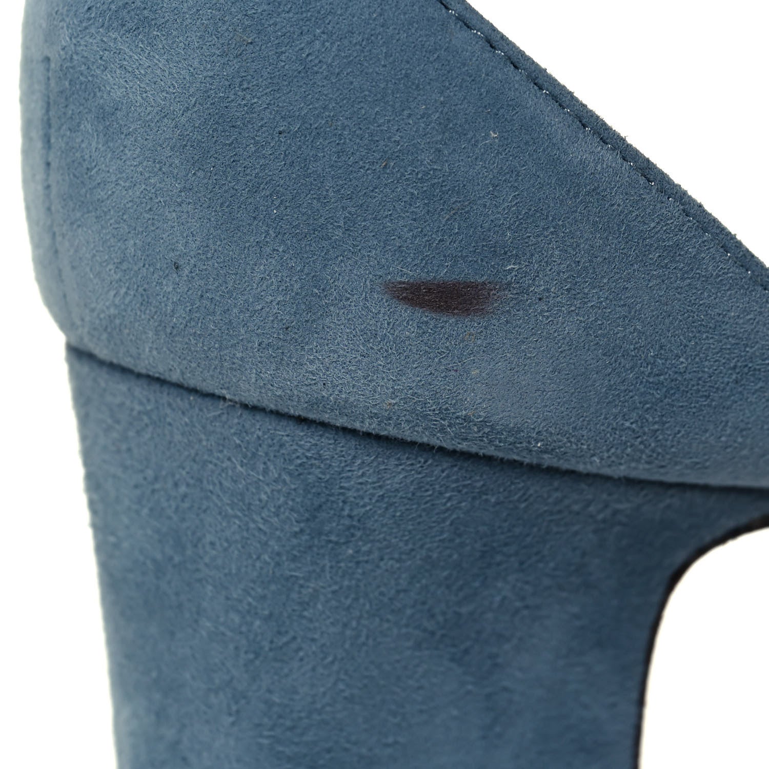 Jimmy Choo Suede Carrie 65 Sandals 38.5 Blue 8 of 8