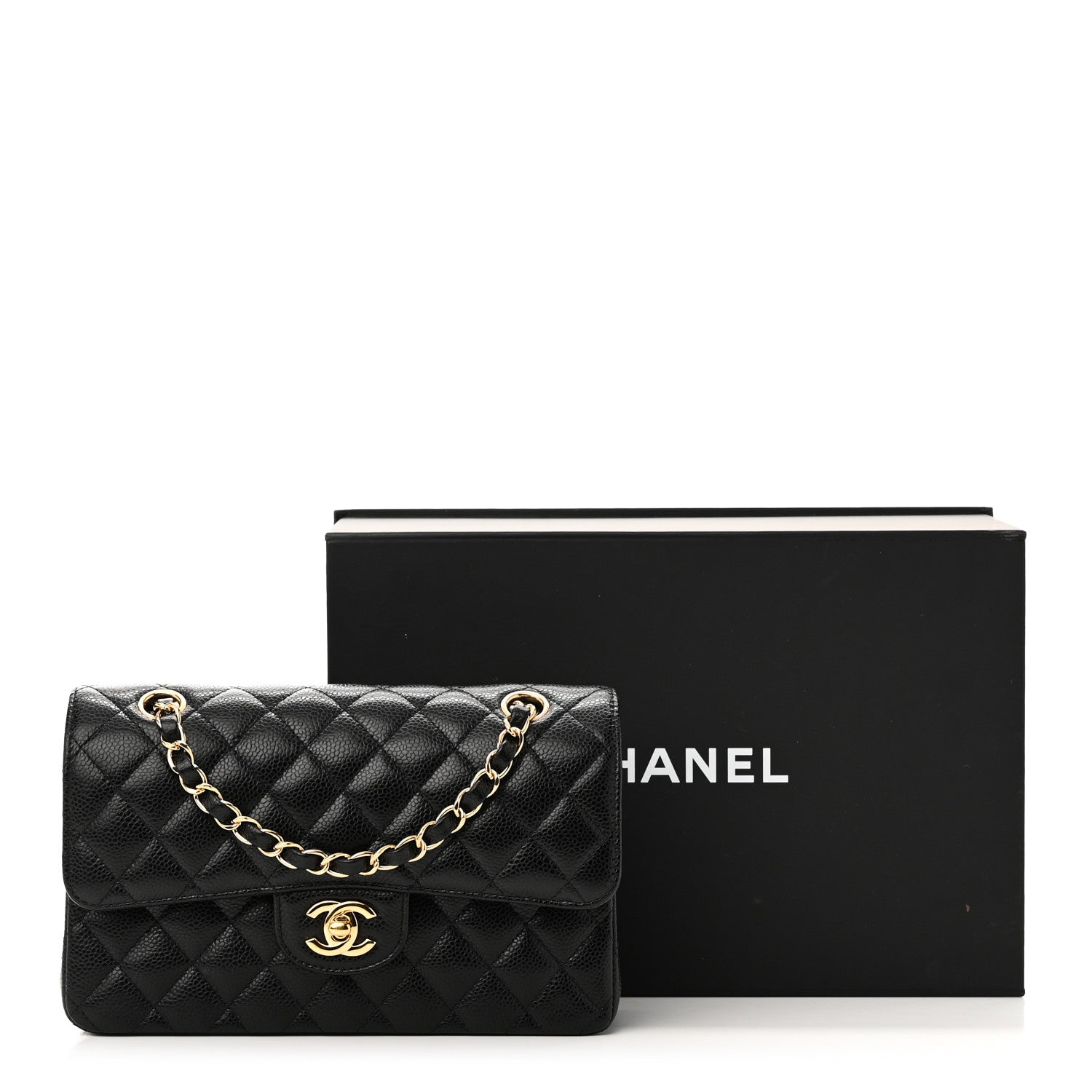 Chanel Caviar Quilted Small Double Flap Black 11 of 11