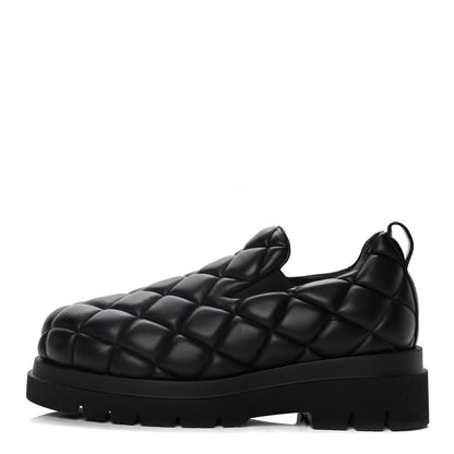Bottega Veneta Lambskin Quilted Slip On Sneakers 41 Black 1 of 14