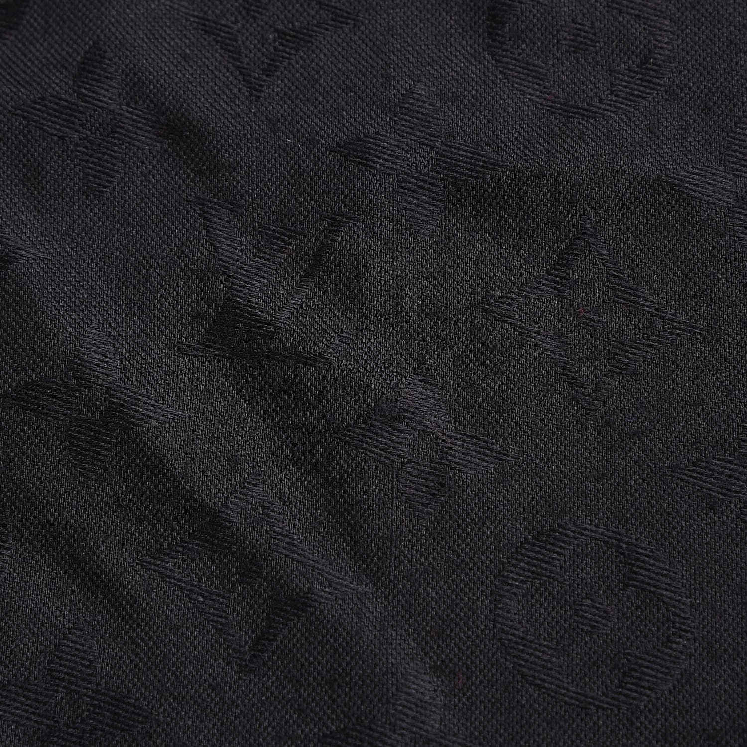 Louis Vuitton Silk Wool Monogram Shawl Black 8 of 10