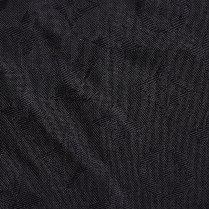 Louis Vuitton Silk Wool Monogram Shawl Black 8 of 10
