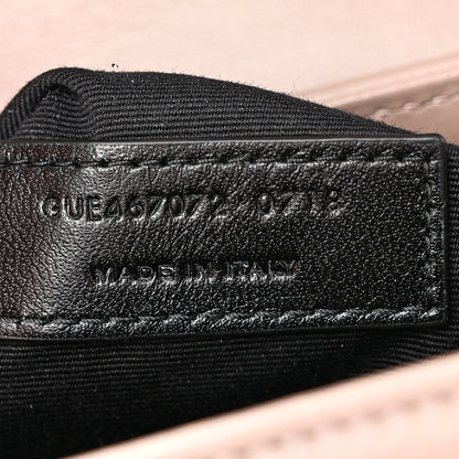 Saint Laurent Calfskin Y Quilted Monogram Toy Loulou Crossbody Bag Mink 7 of 12