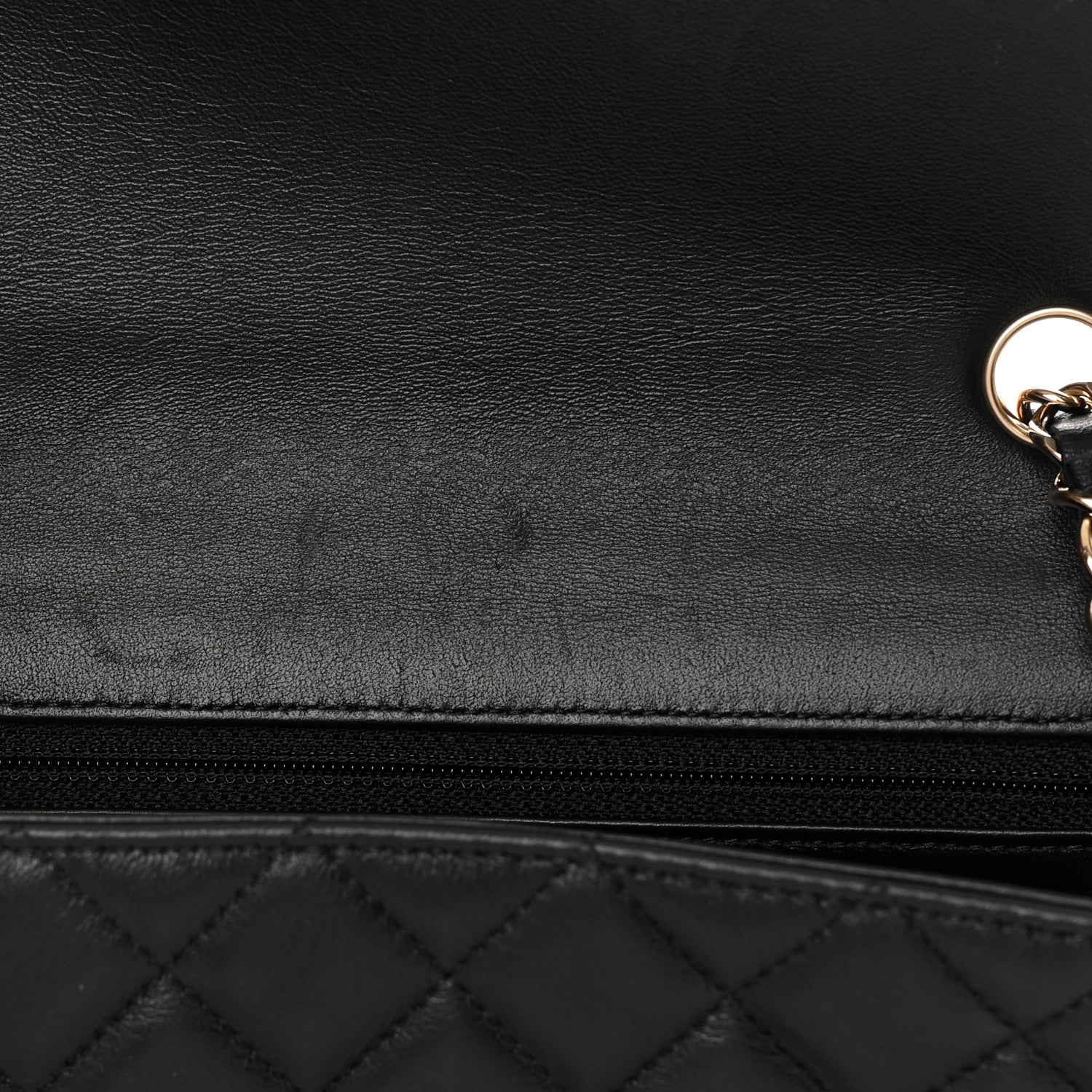 Chanel Lambskin Quilted Mini Rectangular Flap Black 11 of 13