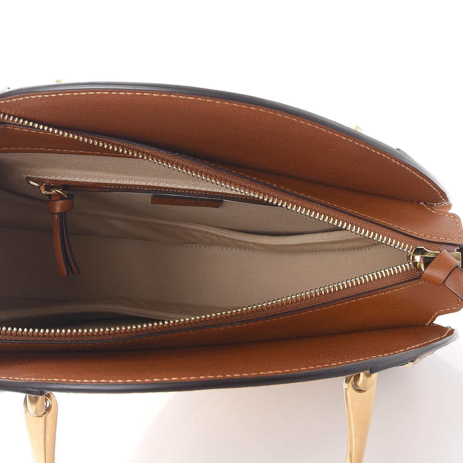 Chloe Calfskin Suede Raffia Medium Pixie Bag Caramel 5 of 7