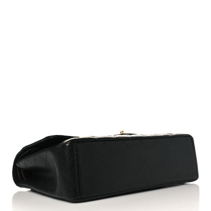 Chanel Caviar Quilted Maxi Double Flap Black 4 of 9