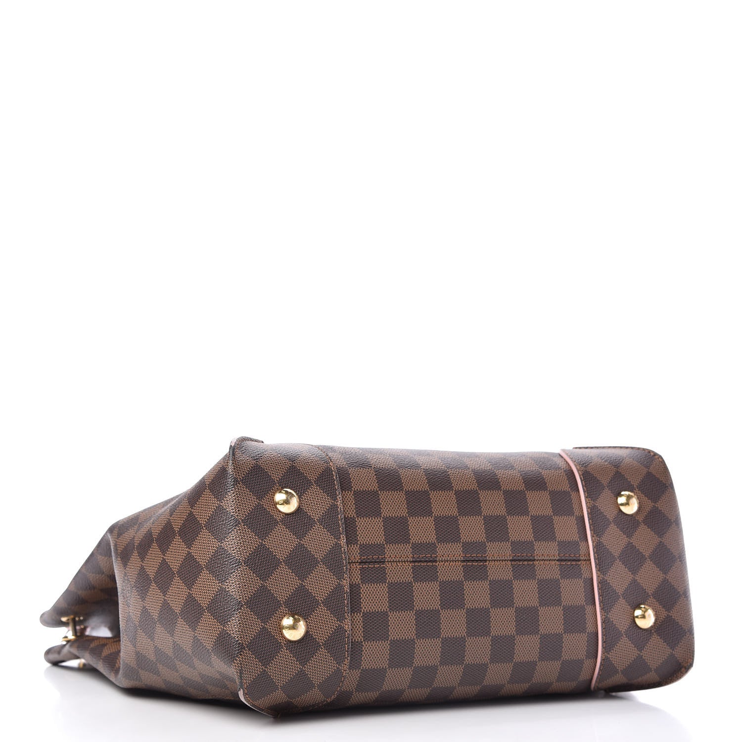 Louis Vuitton Damier Ebene Caissa Hobo Rose Ballerine 4 of 10