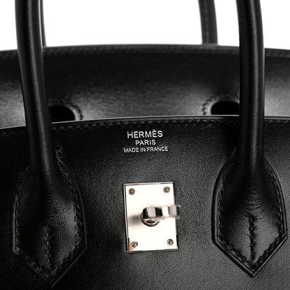 Hermes Box Birkin Sellier 25 Black 6 of 11