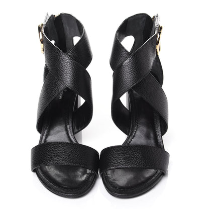 Louis Vuitton Calfskin Horizon Sandals 35 Black 5 of 11