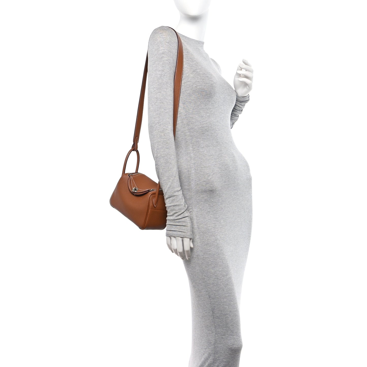 Taurillon Clemence Mini Lindy 20 Gold