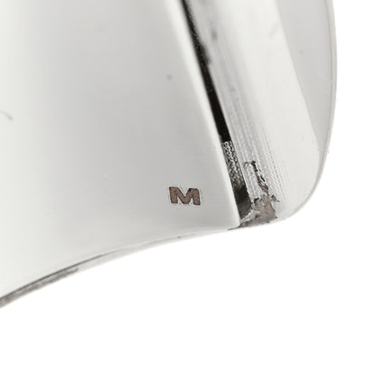 Saint Laurent Brass Big Bumpy Cuff Bracelet M Silver 5 of 5