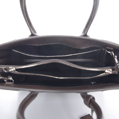 Saint Laurent Grained Calfskin Small Sac De Jour Fog 6 of 9