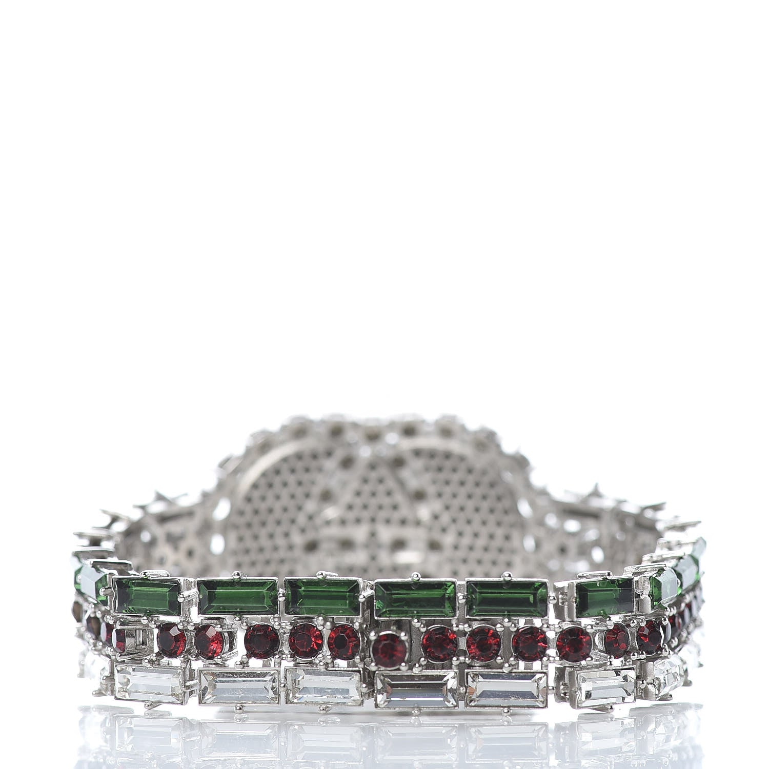 Gucci Crystals Double G Web Bracelet 3 of 9