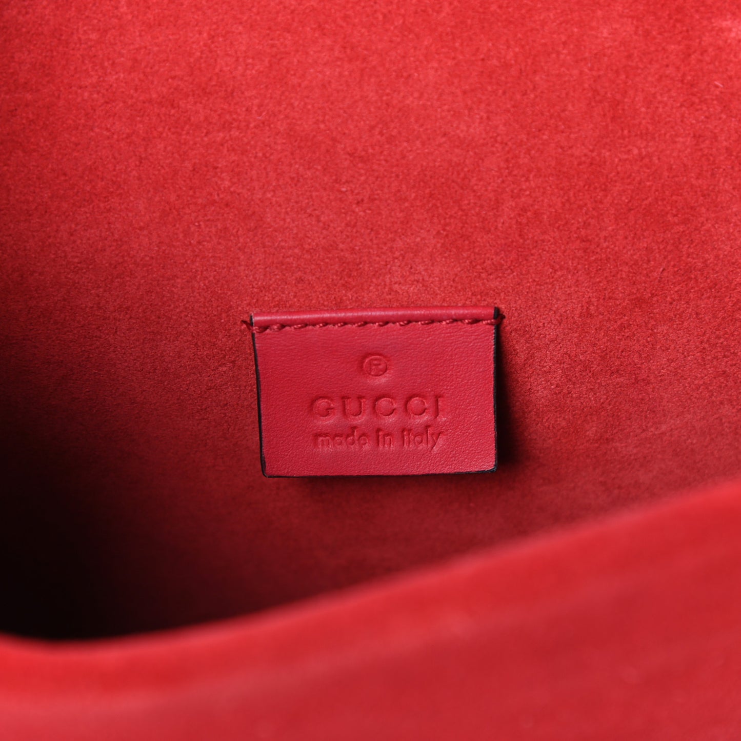 GG Supreme Monogram Mini Dionysus Shoulder Bag Hibiscus Red