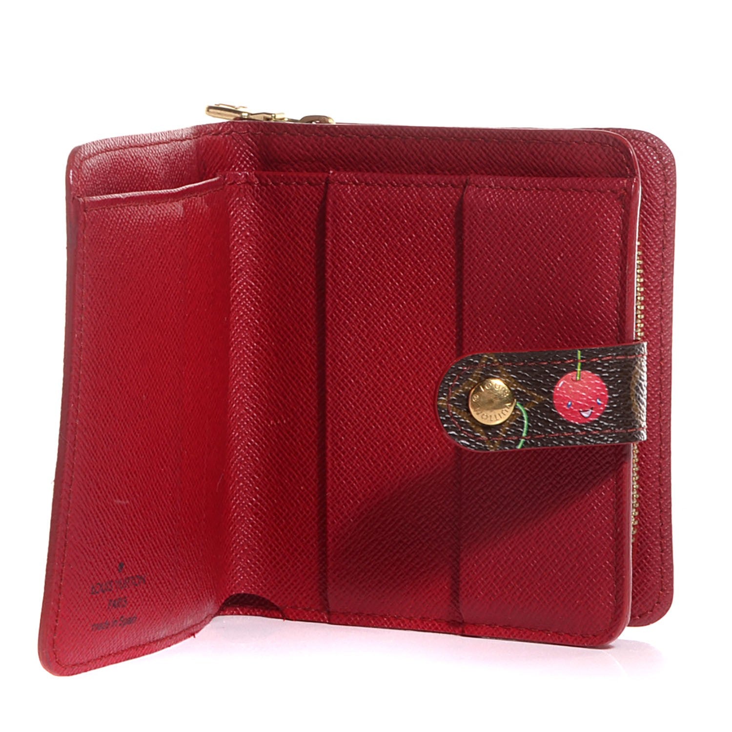 Louis Vuitton Monogram Cerises Compact Zippe Wallet 5 of 8