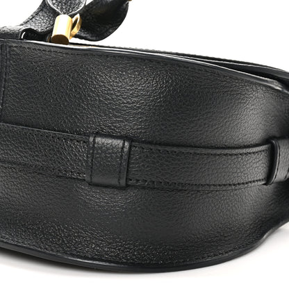 Chloe Grained Calfskin Small Marcie Saddle Bag Black 9 of 9