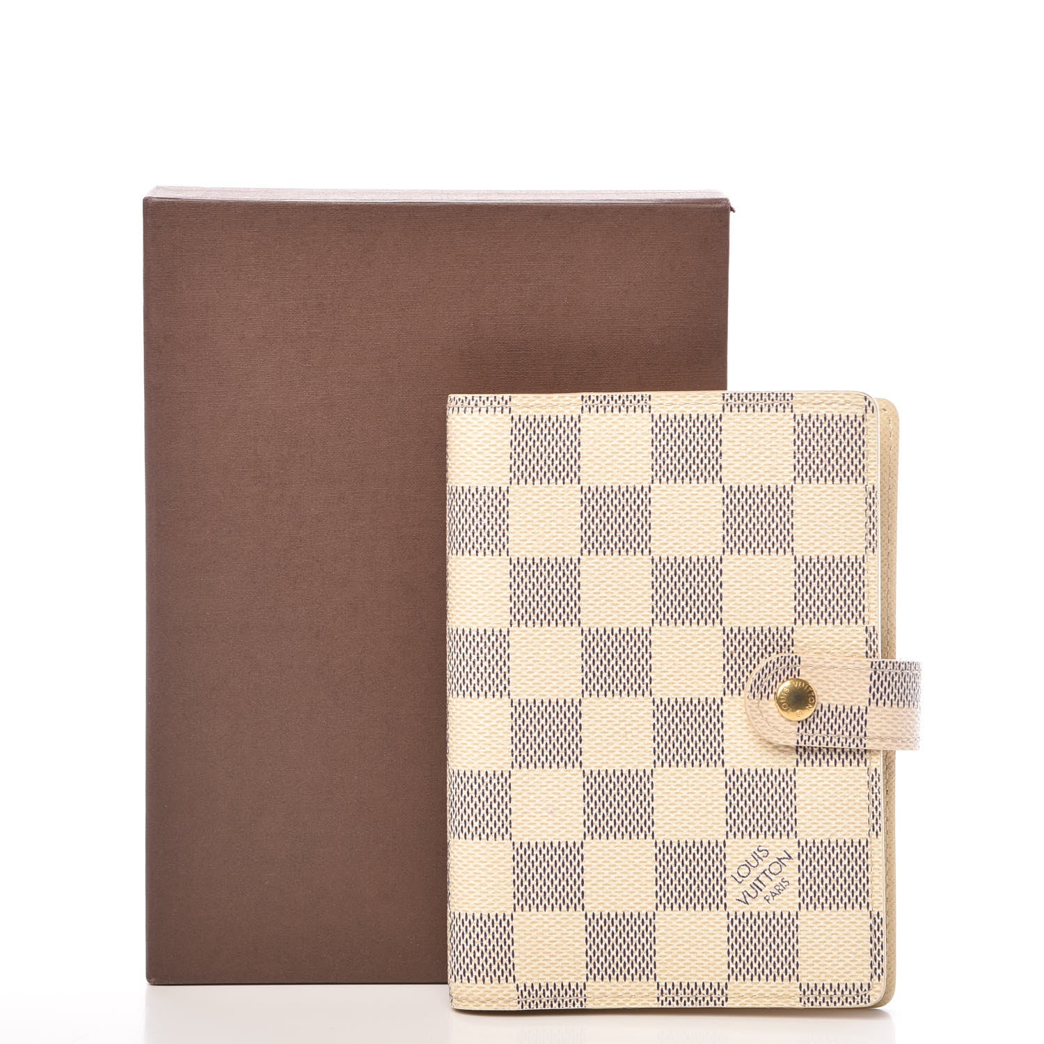 Louis Vuitton Damier Azur Small Ring Agenda Cover 7 of 7