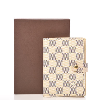 Louis Vuitton Damier Azur Small Ring Agenda Cover 7 of 7