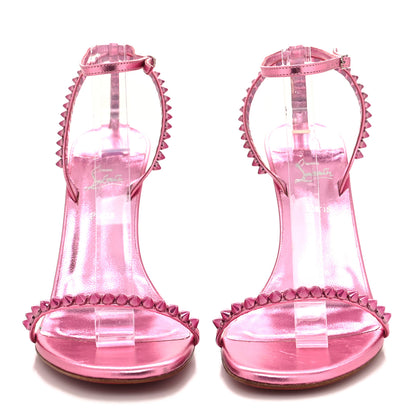 Christian Louboutin Kid Laminato So Me 100 Sandals 38.5 Confettis 2 of 8