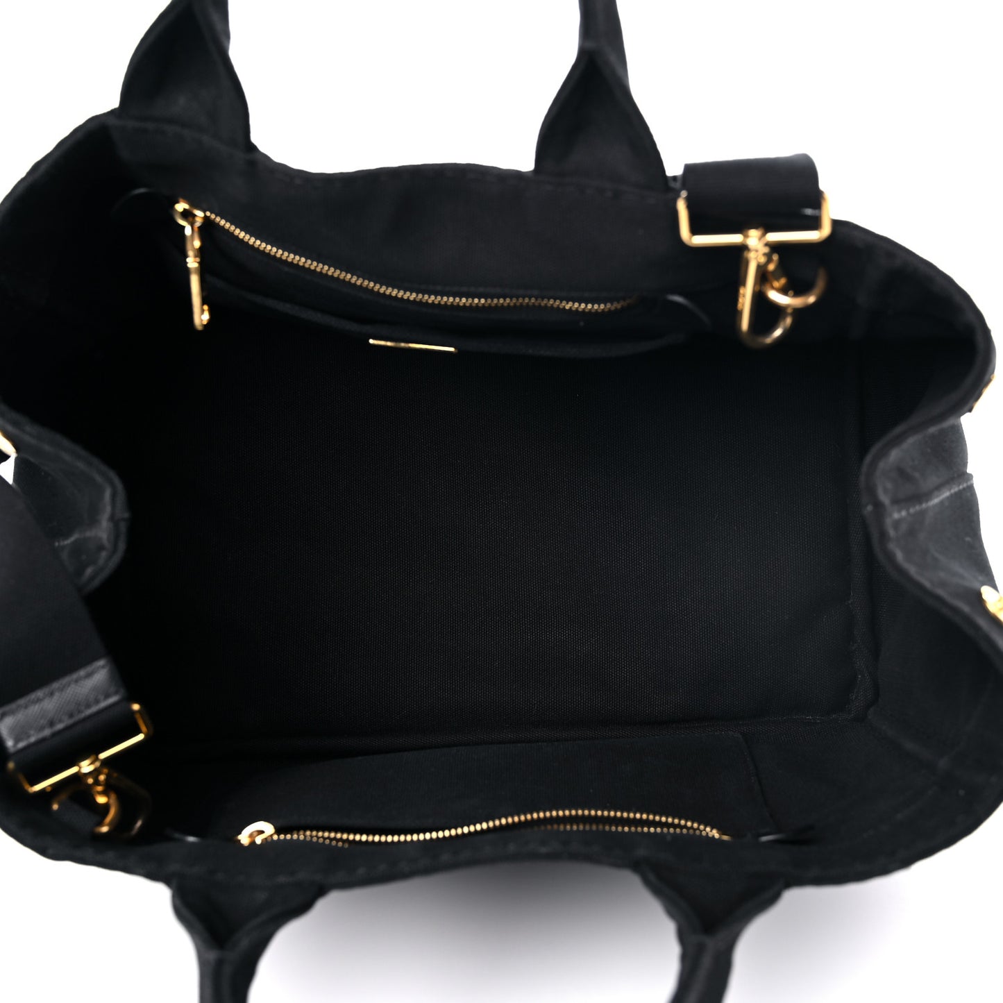 Canapa Small Logo Tote Black