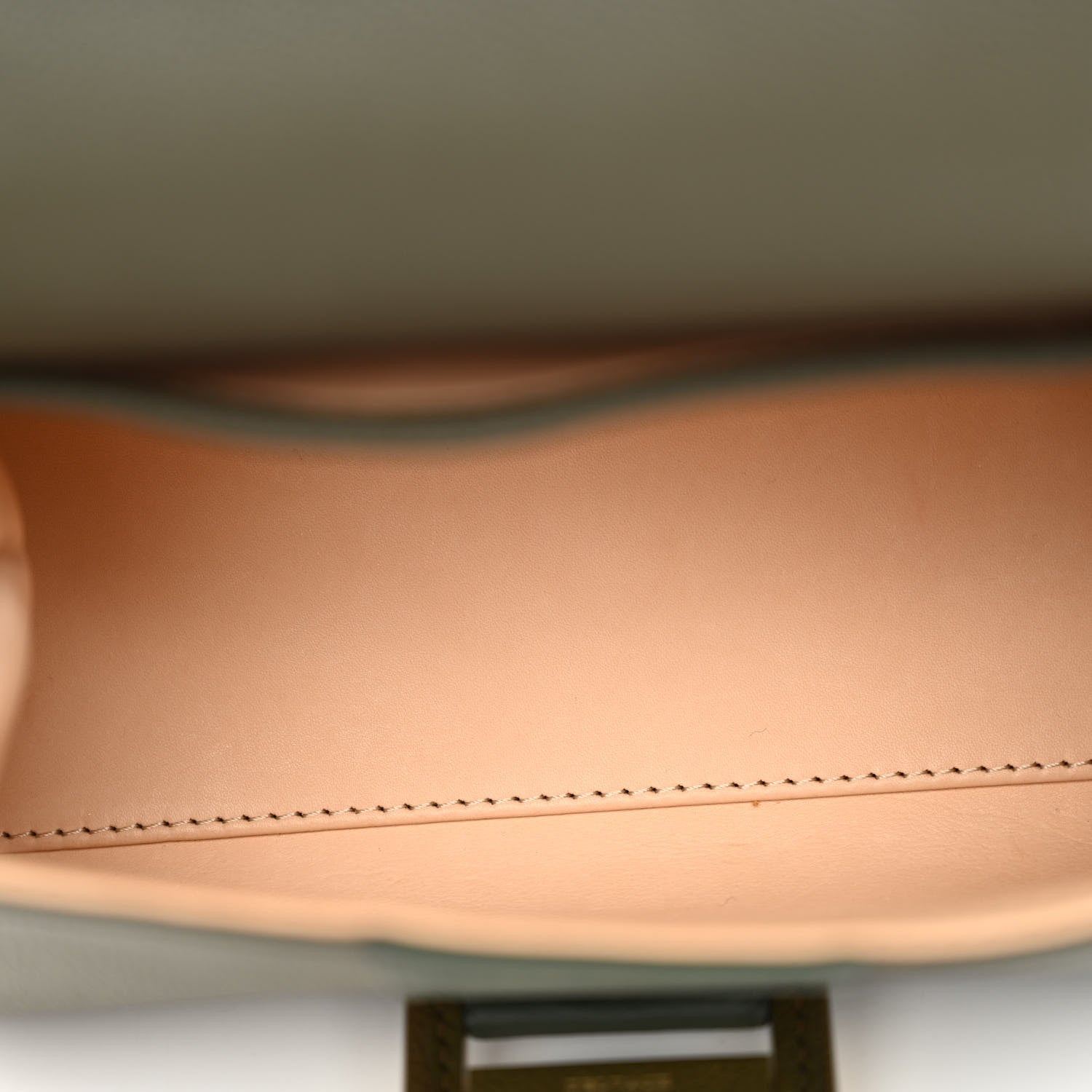 Delvaux Grained Rodeo Calfskin Mini Brillant Camaieux Satchel Kaki 6 of 10