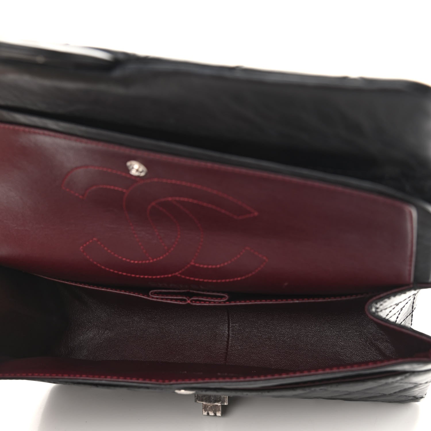 Chanel Aged Calfskin Quilted 2.55 Reissue 226 Flap Black 5 of 12