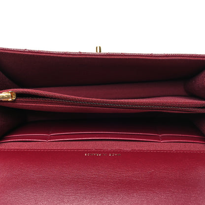 Chanel Caviar Quilted Timeless Charm Mini Flap Burgundy 5 of 12