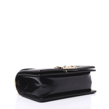 Chanel Iridescent Glazed Calfskin Quilted Small Boy Flap Black 3 of 10