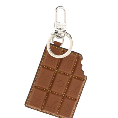Louis Vuitton Monogram Chocolate Bar Charm Key Holder 4 of 5