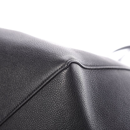 Celine Soft Grained Calfskin Medium Belt Cabas Phantom Black 13 of 16