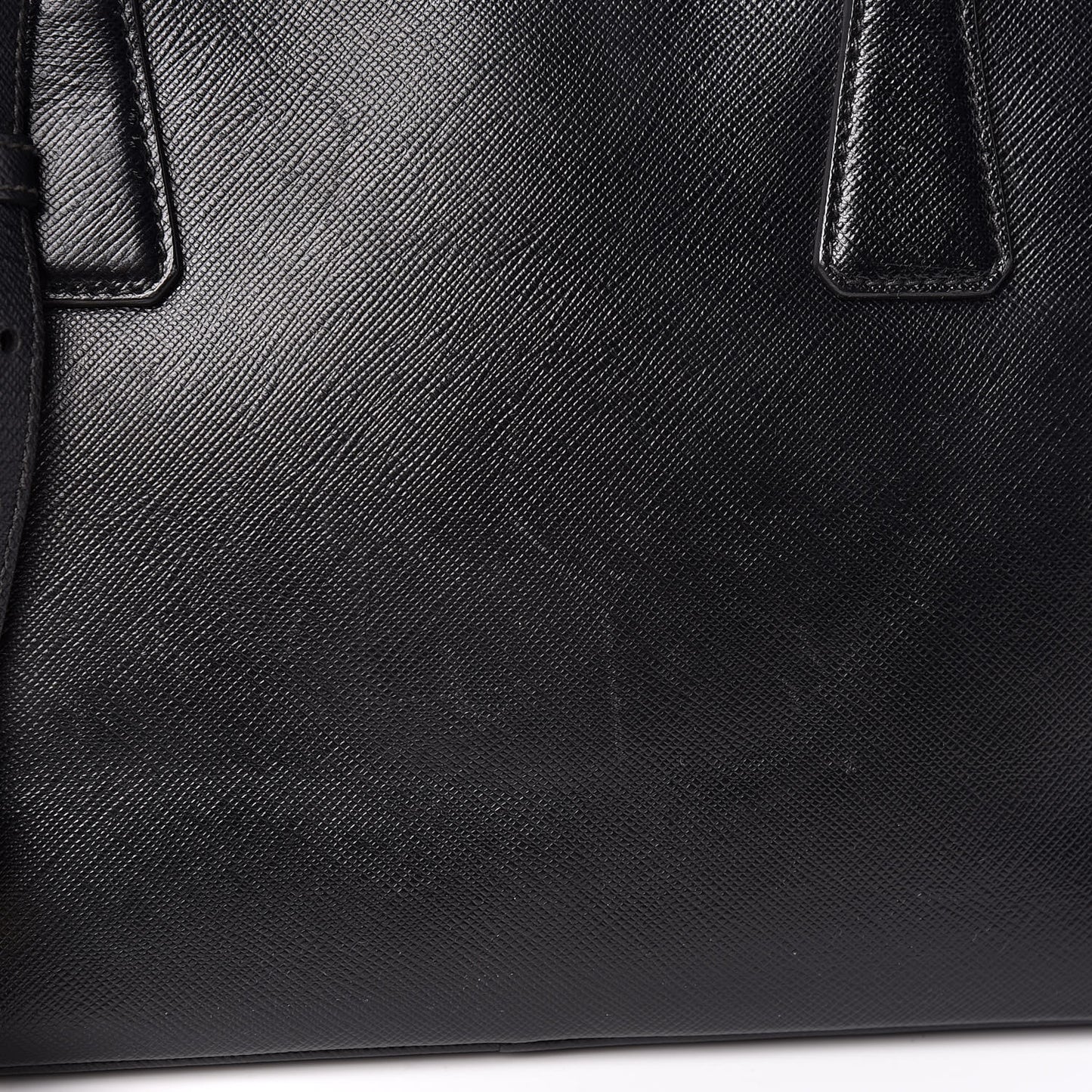 Saffiano Small Galleria Double Zip Tote Black