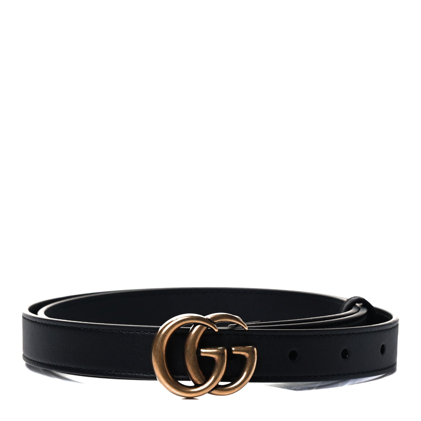 Calfskin Double G 20mm Belt 95 38 Black