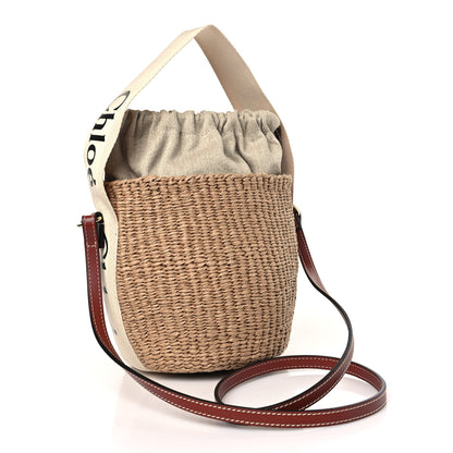 Chloe Natural Woven Fiber Small Woody Basket 3 of 9