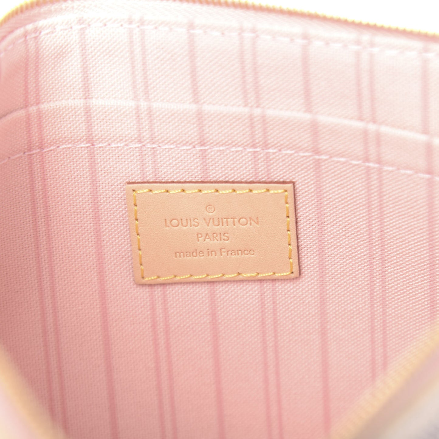 Damier Azur Neverfull MM GM Pochette Rose Ballerine