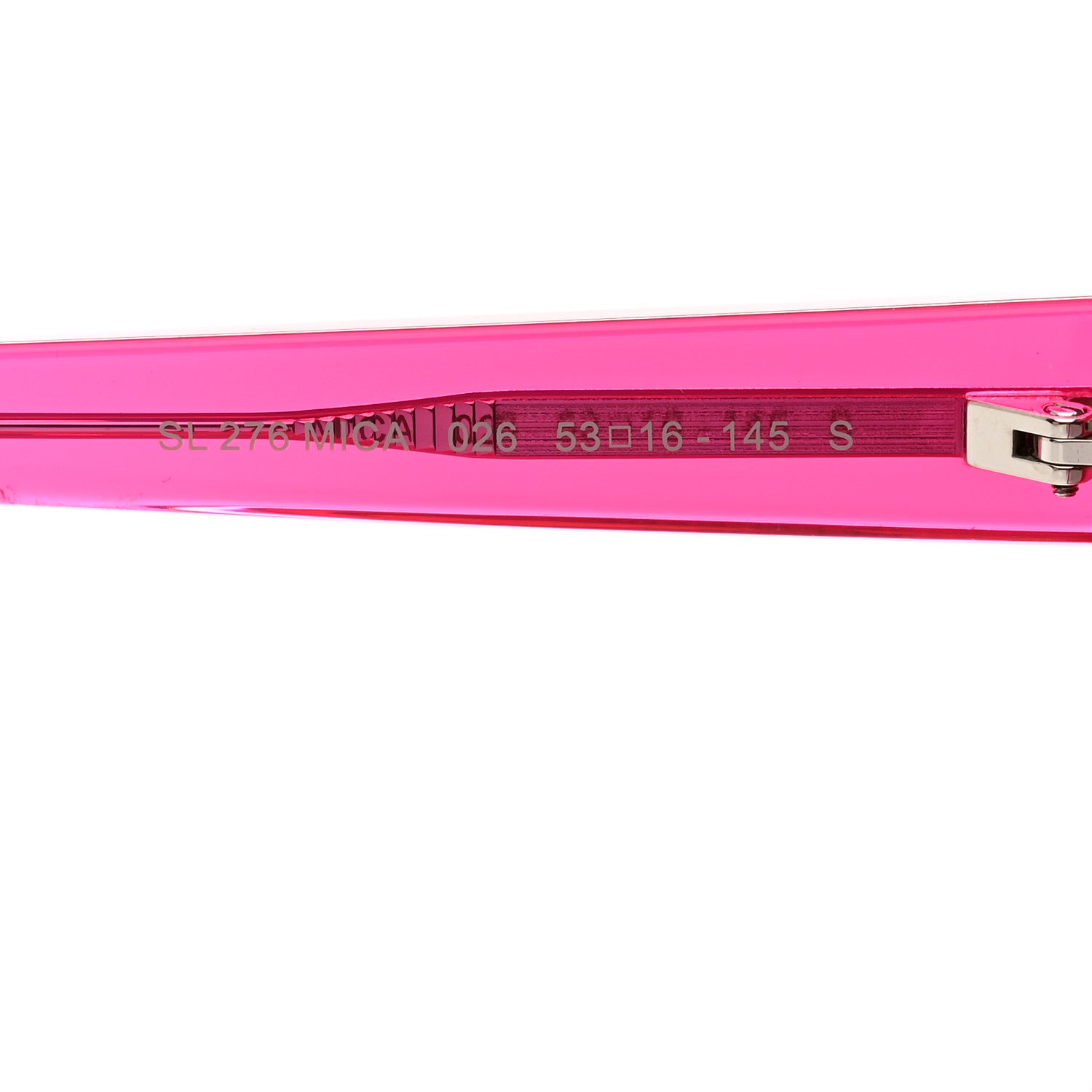 Saint Laurent Mica SL 276 Acetate Cat Eye Sunglasses Pink 5 of 8