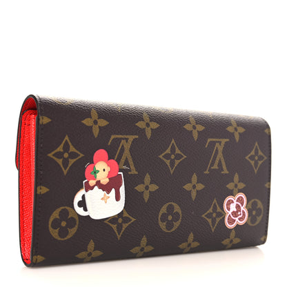 Louis Vuitton Monogram Candy Factory Sarah Wallet Candy Red 3 of 7