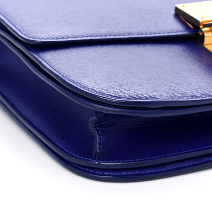 Celine Liege Calfskin Medium Classic Box Flap Bag Indigo 8 of 14