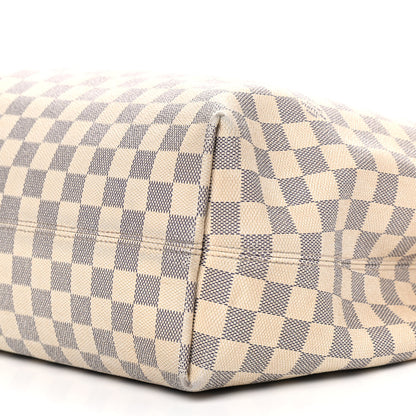 Louis Vuitton Damier Azur Graceful MM Rose Ballerine 13 of 13